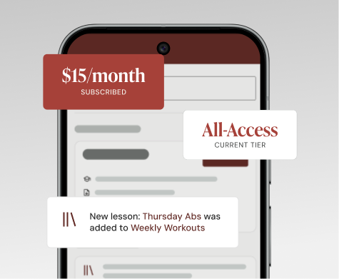 Membresías y suscripciones en Teachable